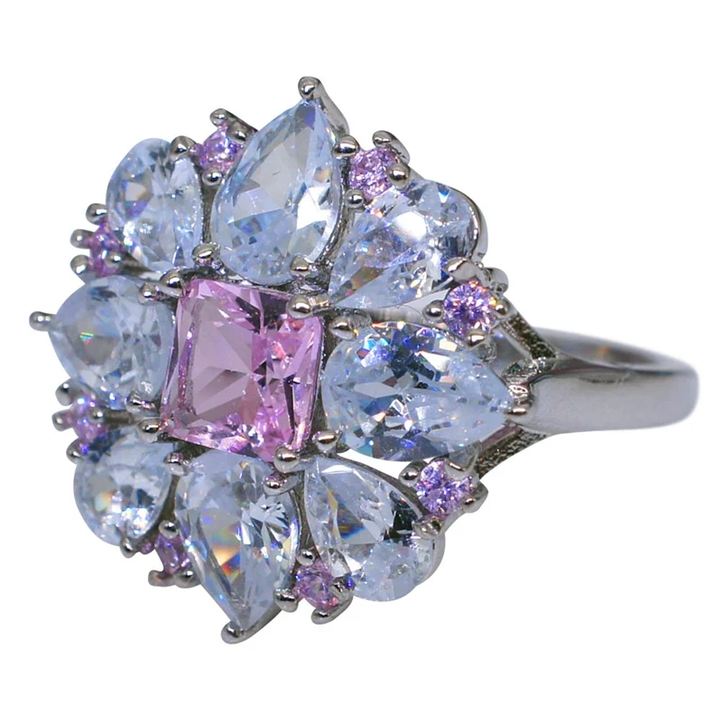 2018 Fashion Elgent Femme Pink Flower Rings For Women Summer Style Flower Anillos Mujer Wedding Rings Jewelry
2018 Fashion Elgent Femme Pink Flower Rings For Women Summer Style Flower Anillos Mujer Wedding Rings Jewelry
