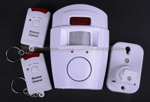 New Home 105DB Wireless Motion Sensor Alarm with Dual Remote Control Doorbell & 30Sets/Lot DHL/UPS/EMS Free Shipping
New Home 105DB Wireless Motion Sensor Alarm with Dual Remote Control Doorbell & 30Sets/Lot DHL/UPS/EMS Free Shipping
