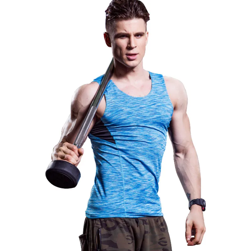 Men's Sportswear T-Shirts Compression Tights Fitness Tank Top Sleeveless Blouse Sport Quick Dry Men Running Gym Vest
Men's Sportswear T-Shirts Compression Tights Fitness Tank Top Sleeveless Blouse Sport Quick Dry Men Running Gym Vest