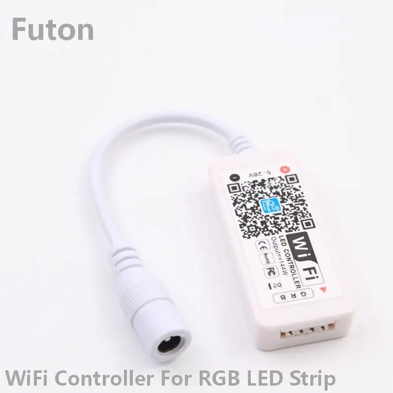 DC5~24V Wireless Smartphone WiFi Remote Controller For RGB LED Strip SMD5050 Amazon Alexa / Google home Controlled Light
DC5~24V Wireless Smartphone WiFi Remote Controller For RGB LED Strip SMD5050 Amazon Alexa / Google home Controlled Light
