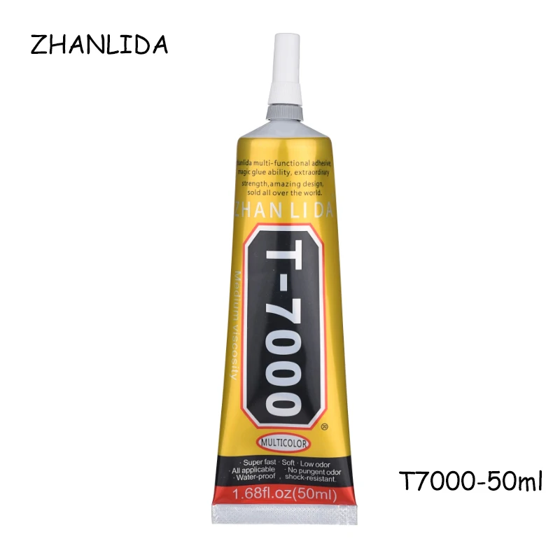 ZHANLIDA 50ml T7000 Stronger Glue T-7000 Super Liquid Glue Black Sealant Adhesive For Phone Touch Screen Frame Repair Diy Tools
ZHANLIDA 50ml T7000 Stronger Glue T-7000 Super Liquid Glue Black Sealant Adhesive For Phone Touch Screen Frame Repair Diy Tools