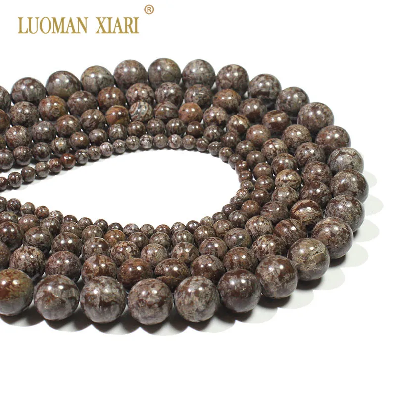 Wholesale Natural Coffee Snowflakes Stone Beads For Jewelry Making DIY Bracelet Necklace Material 4/6/8/10 /12 mm Strand 15''
Wholesale Natural Coffee Snowflakes Stone Beads For Jewelry Making DIY Bracelet Necklace Material 4/6/8/10 /12 mm Strand 15''