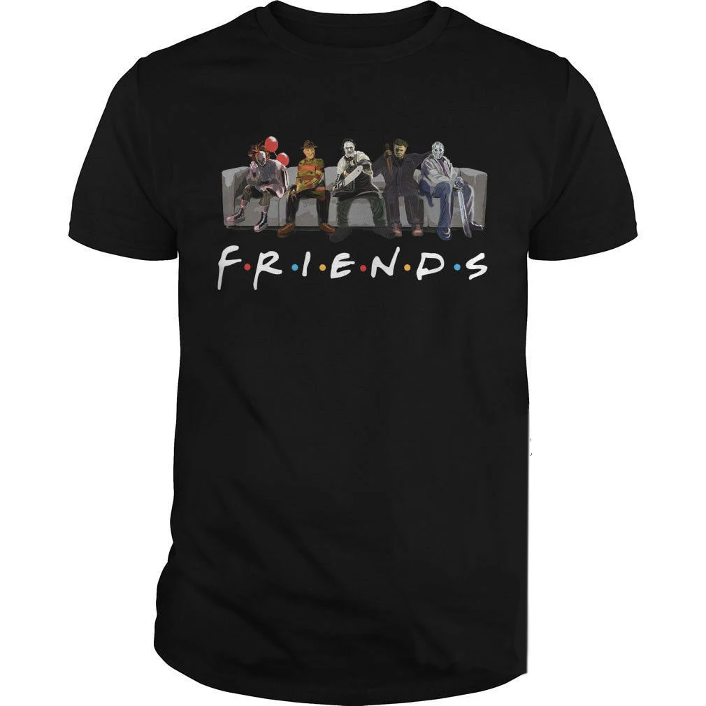 Freddy Krueger Leatherface Michael Myers Men Black T Shirt M-3XL T-Shirt Novelty Cool Tops Men'S Short Sleeve T Shirt
Freddy Krueger Leatherface Michael Myers Men Black T Shirt M-3XL T-Shirt Novelty Cool Tops Men'S Short Sleeve T Shirt