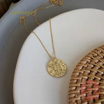 Leouerry 925 Sterling Silver 12 Constellation Necklace Baroque Style Gemini Necklace Coin Pendant Jewelry Bijoux
Leouerry 925 Sterling Silver 12 Constellation Necklace Baroque Style Gemini Necklace Coin Pendant Jewelry Bijoux