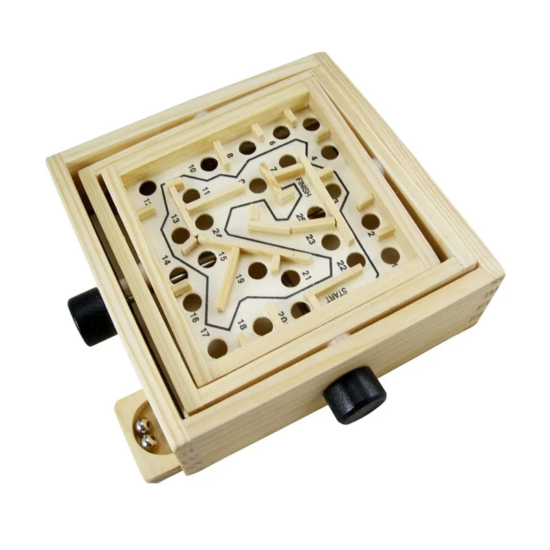 Mini Wooden Labyrinth Board Game Ball Wood Puzzle Magic Cube Children Desk game Pinball Maze Board Game Family educational Toys
Mini Wooden Labyrinth Board Game Ball Wood Puzzle Magic Cube Children Desk game Pinball Maze Board Game Family educational Toys