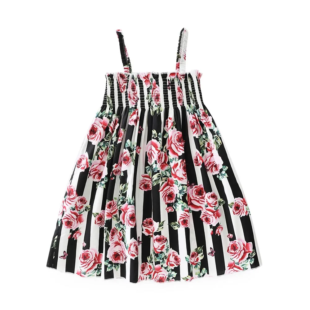 Flower Girls Summer Dress 2018 Baby Girls Sling Dress For Holiday Leisure Style Rose Print Kids Dresses For Girls 3-10 Years
Flower Girls Summer Dress 2018 Baby Girls Sling Dress For Holiday Leisure Style Rose Print Kids Dresses For Girls 3-10 Years