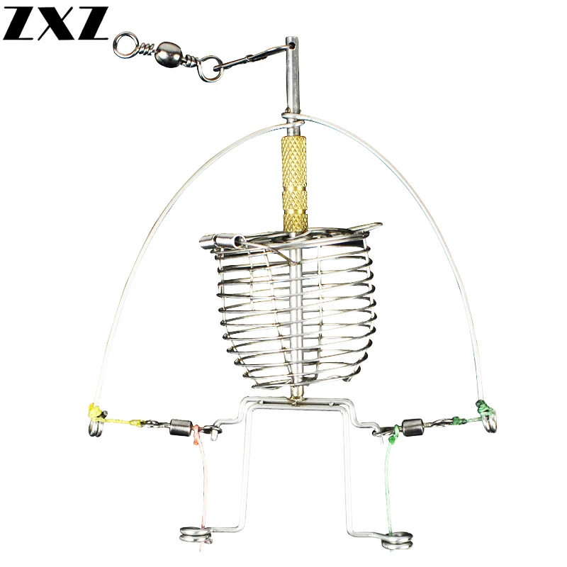 New Automatic Feeder Fishing Hook at top speed, Easy Used Tool Fishing Tackle Accessory Launcher Trap Spring Cage Hooks
New Automatic Feeder Fishing Hook at top speed, Easy Used Tool Fishing Tackle Accessory Launcher Trap Spring Cage Hooks