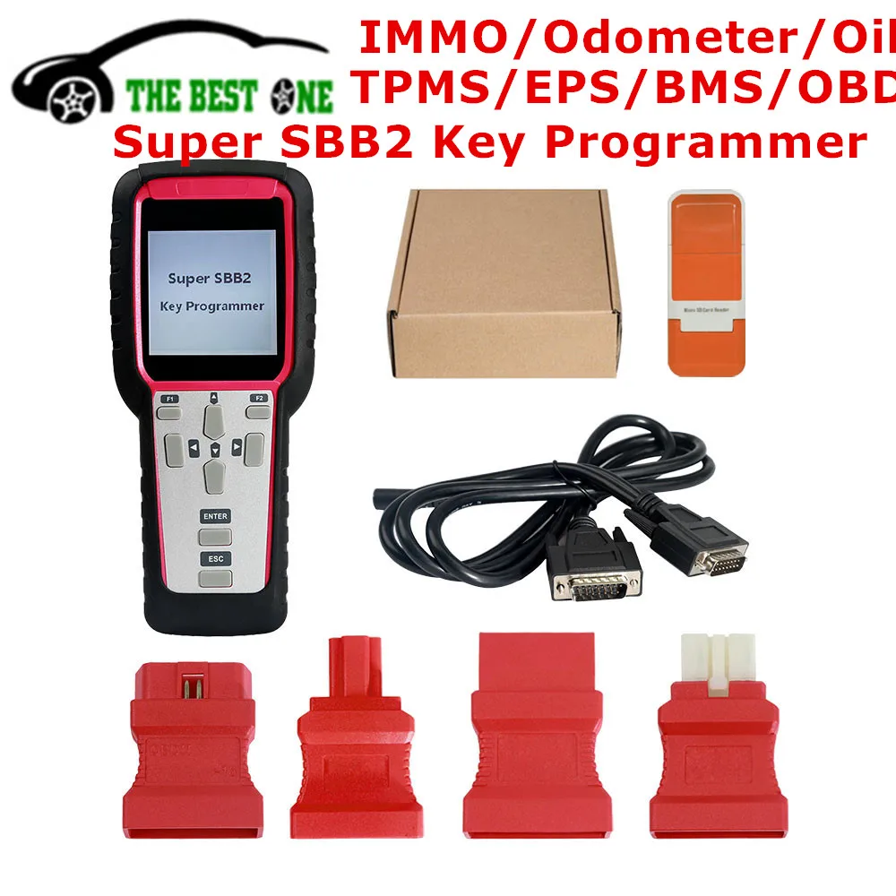 Super SBB2 Key Programmer IMMO/Odometer/TPMS/EPS/BMS Full Functions OBDII Car Diagnostic Scanner Update Of SBB/CK100 Free Ship
Super SBB2 Key Programmer IMMO/Odometer/TPMS/EPS/BMS Full Functions OBDII Car Diagnostic Scanner Update Of SBB/CK100 Free Ship