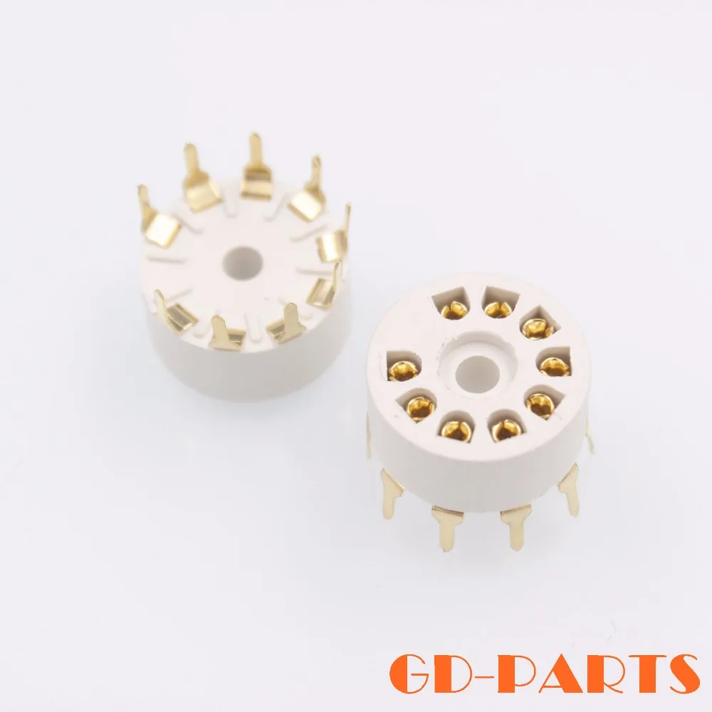 PCB Mount B9A 9 Pin Plastic Tube Sockets Valve Tube Base For 12AX7 6DJ8 ECC83 5670 6922 EL84 12AU7 12AT7 Gold Plated
PCB Mount B9A 9 Pin Plastic Tube Sockets Valve Tube Base For 12AX7 6DJ8 ECC83 5670 6922 EL84 12AU7 12AT7 Gold Plated