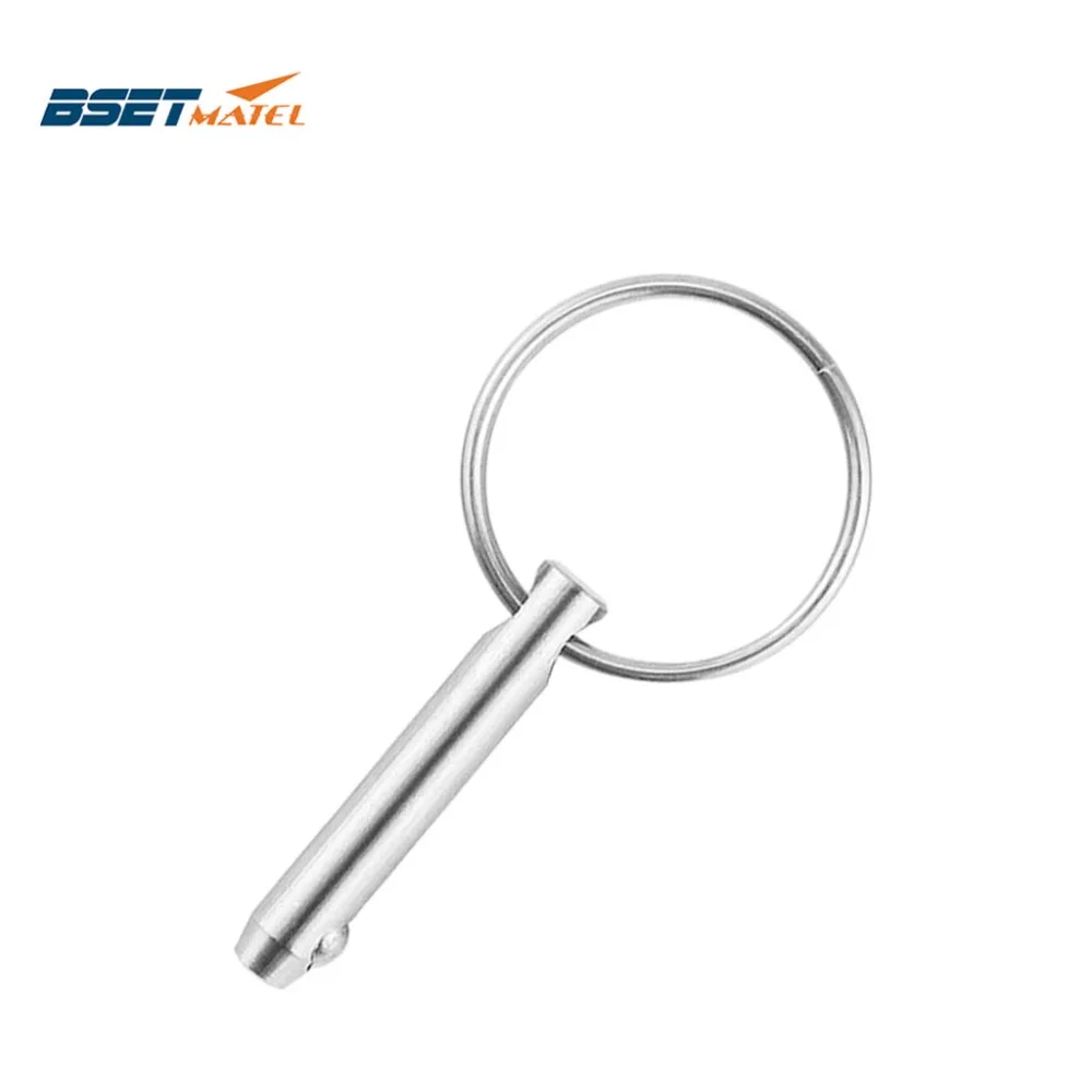 BSET MATEL Marine Grade 6.3mm 1/4 inch Quick Release Ball Pin for Boat Bimini Top Deck Hinge Marine Stainless Steel 316 Boat
BSET MATEL Marine Grade 6.3mm 1/4 inch Quick Release Ball Pin for Boat Bimini Top Deck Hinge Marine Stainless Steel 316 Boat