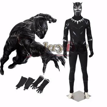 Cosplaydiy Captain America 3: Civil War Black Panther T'Challa Cosplay Costume Adult Men Halloween Outfit Custom Made
Cosplaydiy Captain America 3: Civil War Black Panther T'Challa Cosplay Costume Adult Men Halloween Outfit Custom Made