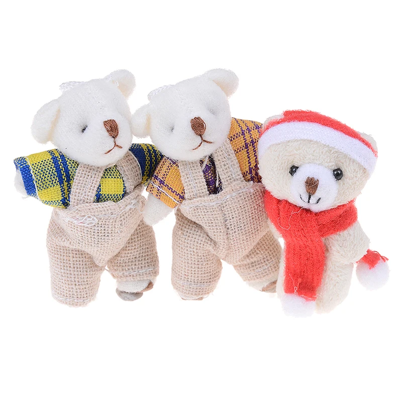 3 Styles Cute Santa Cloth Bear Toy Kids Gift Stuffed Animal Plush Toys Mini Dollhouse Miniature Accessories
3 Styles Cute Santa Cloth Bear Toy Kids Gift Stuffed Animal Plush Toys Mini Dollhouse Miniature Accessories