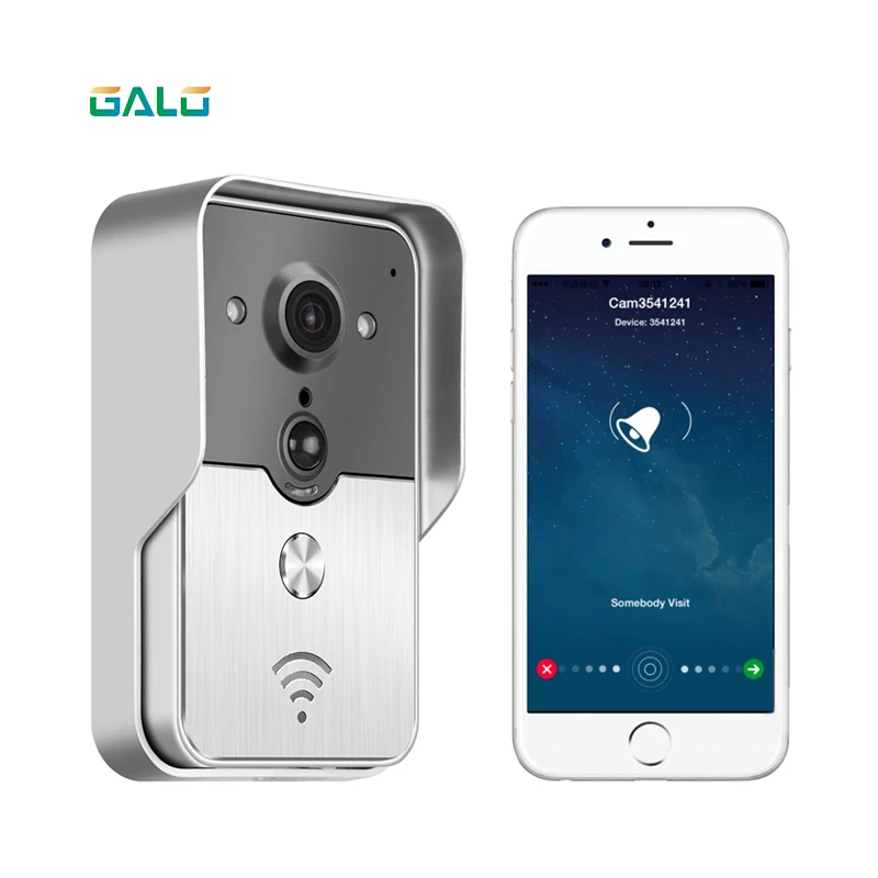 WiFi Smart Wireless Security DoorBell HD 720P Visual Intercom Recording Video Door Phone Remote Home Monitoring Night Vision
WiFi Smart Wireless Security DoorBell HD 720P Visual Intercom Recording Video Door Phone Remote Home Monitoring Night Vision