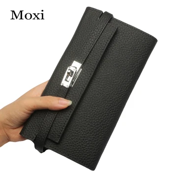 New Natural Cowhide Women Wallet Genuine Leather Long Clutch Bag Fashion Ladies Money Bag England Style Women Card Holder
New Natural Cowhide Women Wallet Genuine Leather Long Clutch Bag Fashion Ladies Money Bag England Style Women Card Holder