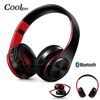 COOLJIER New Wireless Headphones Bluetooth Headset Adjustable Earphones Foldable Headphone With Microphone For PC mobile phone
COOLJIER New Wireless Headphones Bluetooth Headset Adjustable Earphones Foldable Headphone With Microphone For PC mobile phone