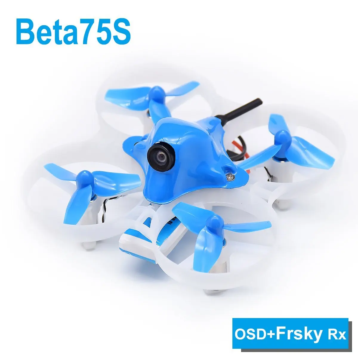 Фото Betafpv Beta75S БНФ крошечные Whoop Quadcopter Frsky приемник с OSD для 8X20 двигателя | Игрушки и