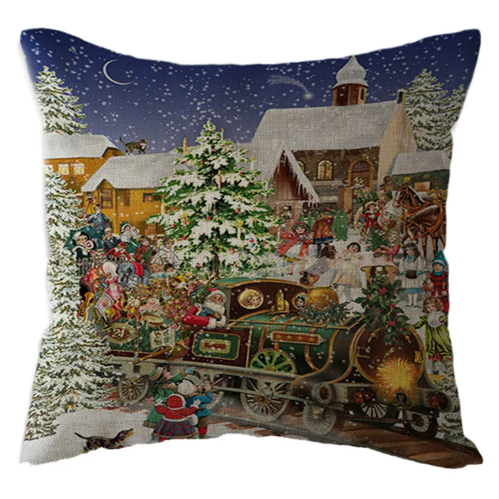 2019 Cushion Cover Christmas Santa Claus Pillow Case Linen Sofa Throw Cushion Cover Home Decor Housse de Coussin Pillow Case
2019 Cushion Cover Christmas Santa Claus Pillow Case Linen Sofa Throw Cushion Cover Home Decor Housse de Coussin Pillow Case