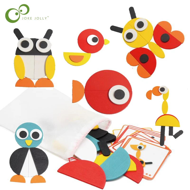 Montessori Wooden Animal Jigsaw Puzzle Board Set Colorful Baby Educational Wooden Toy for Children Learning Developing Toys GYH
Montessori Wooden Animal Jigsaw Puzzle Board Set Colorful Baby Educational Wooden Toy for Children Learning Developing Toys GYH