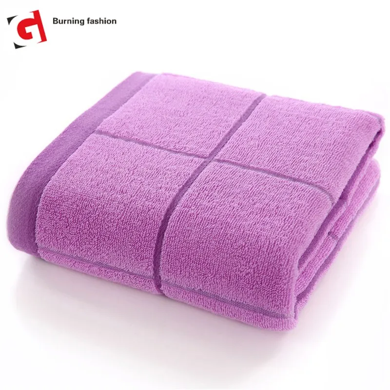 Burning fashion 70*140 cotton large grid thick absorbent bath towel beach daily necessities
Burning fashion 70*140 cotton large grid thick absorbent bath towel beach daily necessities