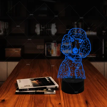 Cute dog portraits design Poodle night light 7 Changing Colors LED Lamp new lighting product for kids gift or bedroom decoration
Cute dog portraits design Poodle night light 7 Changing Colors LED Lamp new lighting product for kids gift or bedroom decoration