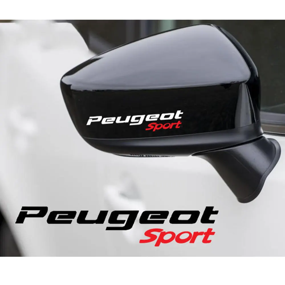 2PCS FOR PEUGEOT SPORT Custom Wing Mirror Body Decals Stickers 106 206 207 208 308 408 508 2008 5008 3008 RCZ 307CC
2PCS FOR PEUGEOT SPORT Custom Wing Mirror Body Decals Stickers 106 206 207 208 308 408 508 2008 5008 3008 RCZ 307CC