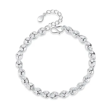 New Fashion Hollow Out Ball 925 Sterling Silver Ladies Bracelets Jewelry Wholesale Women Charm Bracelet No Fade
New Fashion Hollow Out Ball 925 Sterling Silver Ladies Bracelets Jewelry Wholesale Women Charm Bracelet No Fade