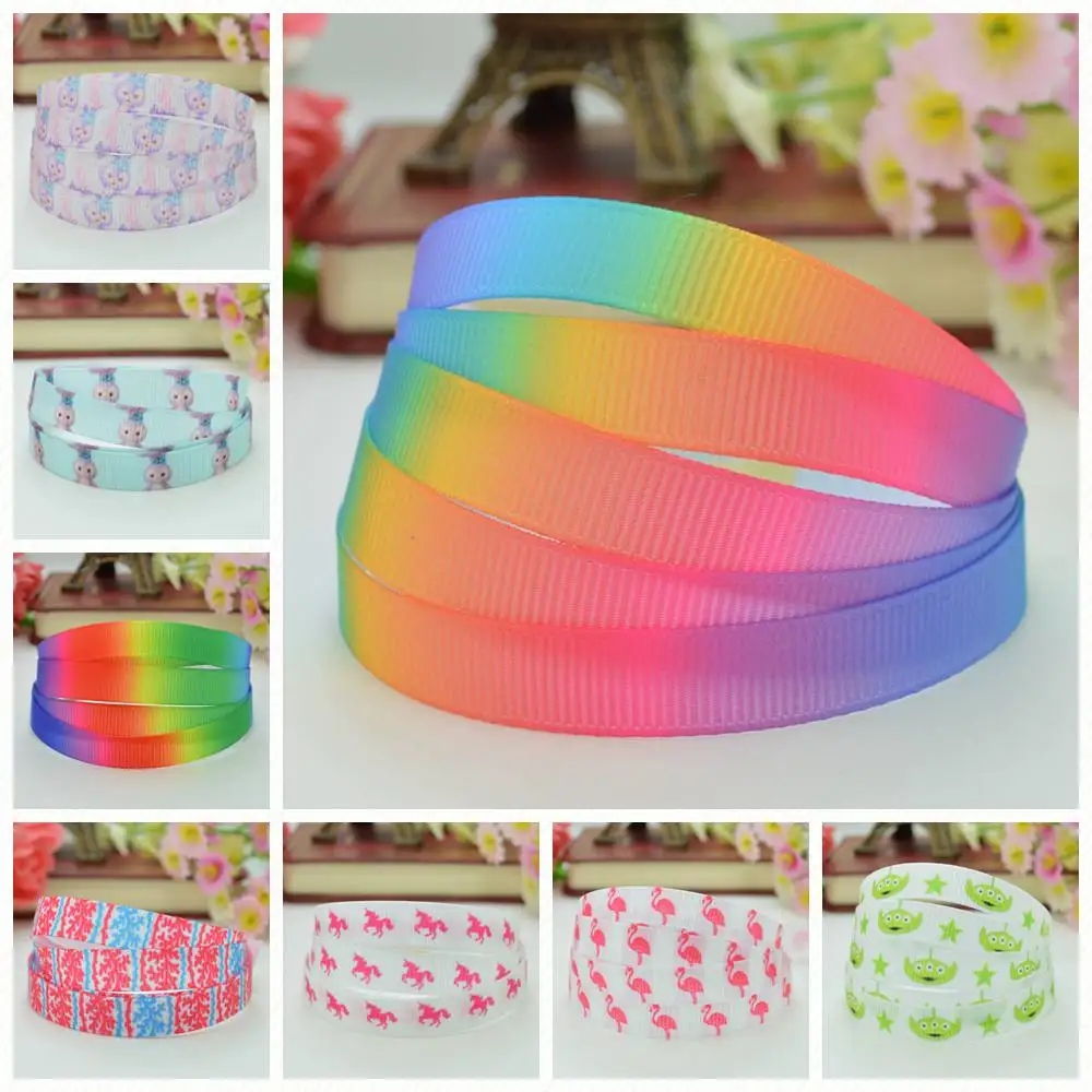 DUWES 3/8" 9mm unicorn gradient colors stella Lou Printed grosgrain ribbon hair bow DIY handmade wholesale OEM 50YD
DUWES 3/8" 9mm unicorn gradient colors stella Lou Printed grosgrain ribbon hair bow DIY handmade wholesale OEM 50YD