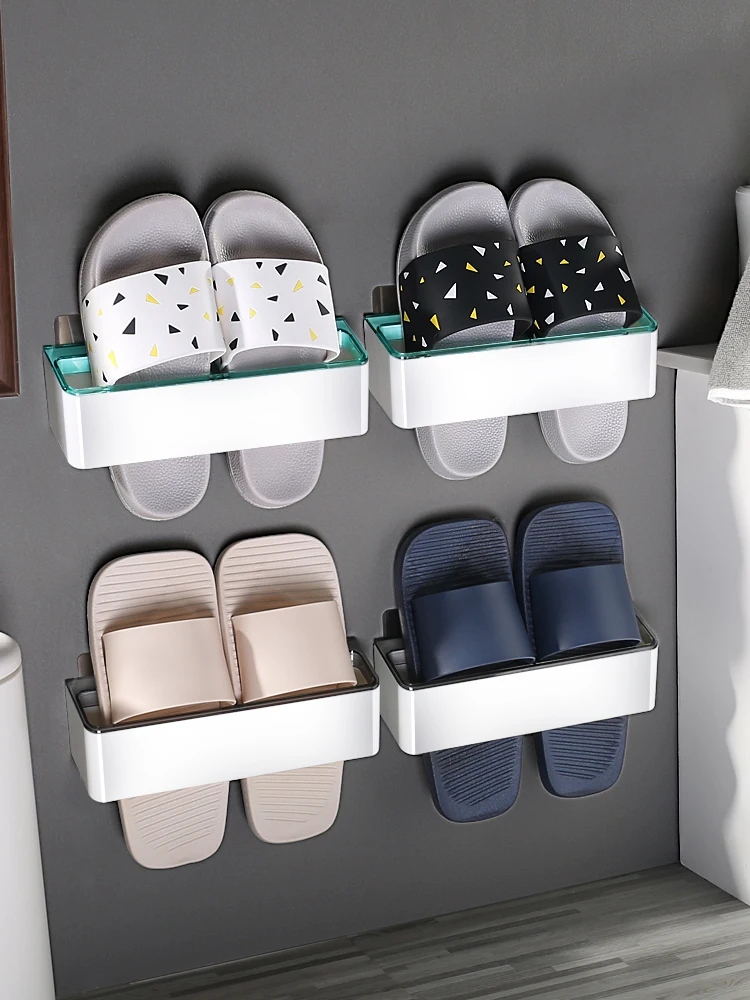 Bathroom non-punching-free slippers rack wall-hanging door rear shoe rack living room slippers rack wall slippers rack toilet
Bathroom non-punching-free slippers rack wall-hanging door rear shoe rack living room slippers rack wall slippers rack toilet