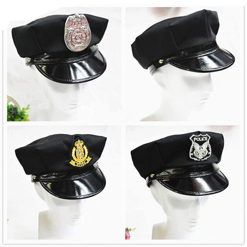 European US Fashion Police Hats Caps for Men Women Black Army Octagonal Cap Stage Performance Navy Cap for Unisex GH-232
European US Fashion Police Hats Caps for Men Women Black Army Octagonal Cap Stage Performance Navy Cap for Unisex GH-232