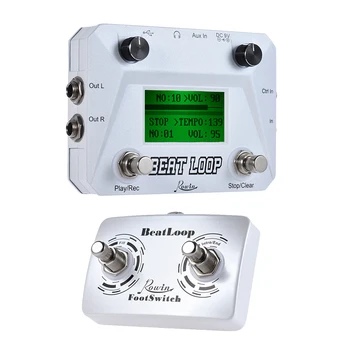 BEAT LOOP Loop Recording Guitar Effect Pedal Looper Max. 50min Recording Time Built-in 40 Drum Sounds
BEAT LOOP Loop Recording Guitar Effect Pedal Looper Max. 50min Recording Time Built-in 40 Drum Sounds