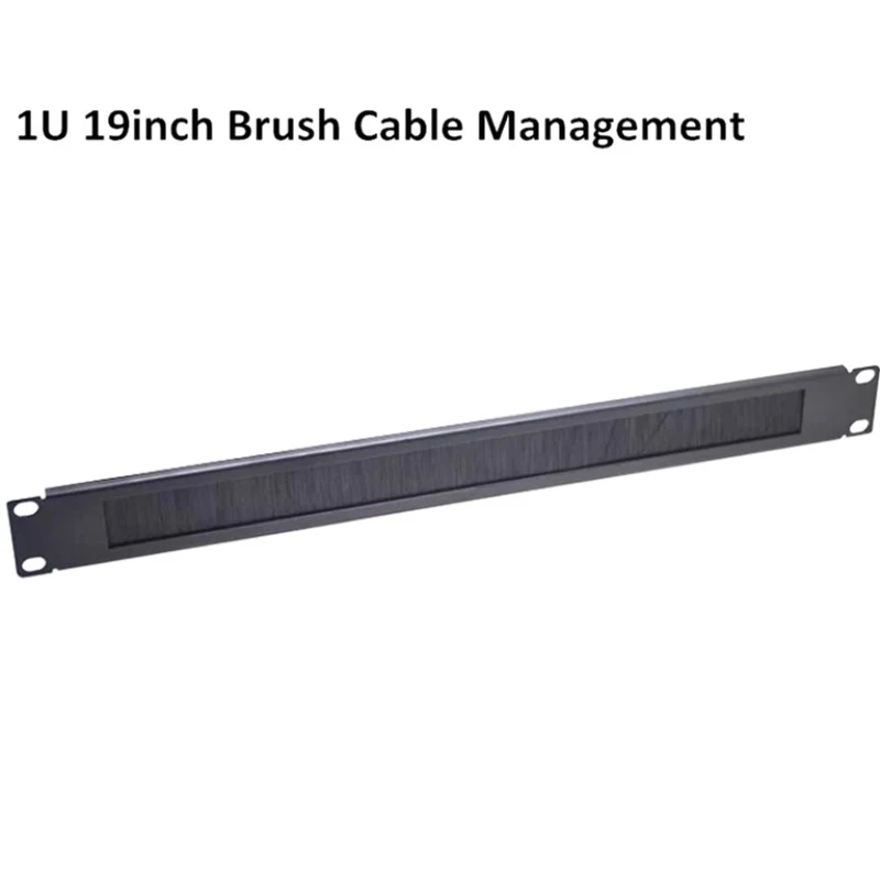 1U 19inch Rack Cable Management Steel Horizontal Brush Strip Server Network Cable Organizer
1U 19inch Rack Cable Management Steel Horizontal Brush Strip Server Network Cable Organizer