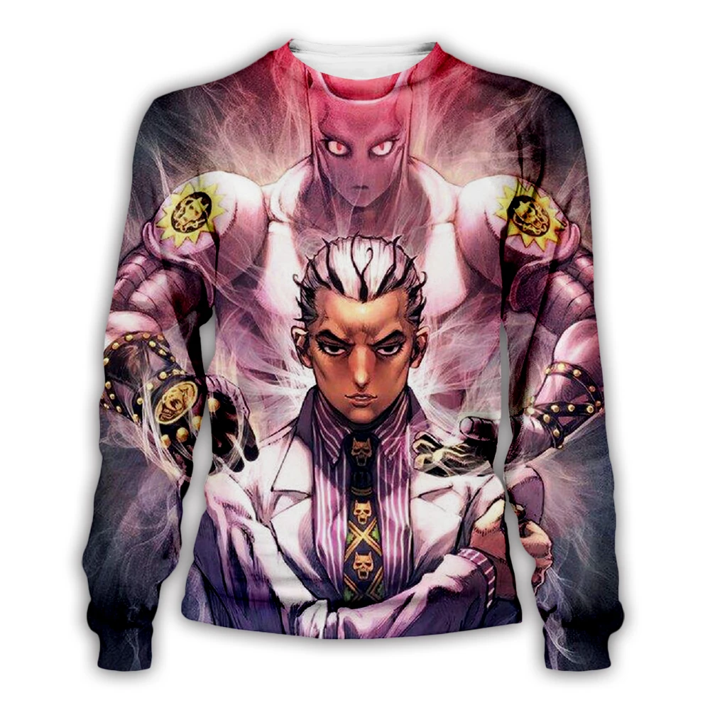 New JoJo Bizarre Adventure Anime Sweatshirts 3D Print Hoodies Jojolion pullover short sleeve shirts unisex autumn casual Joggers
New JoJo Bizarre Adventure Anime Sweatshirts 3D Print Hoodies Jojolion pullover short sleeve shirts unisex autumn casual Joggers