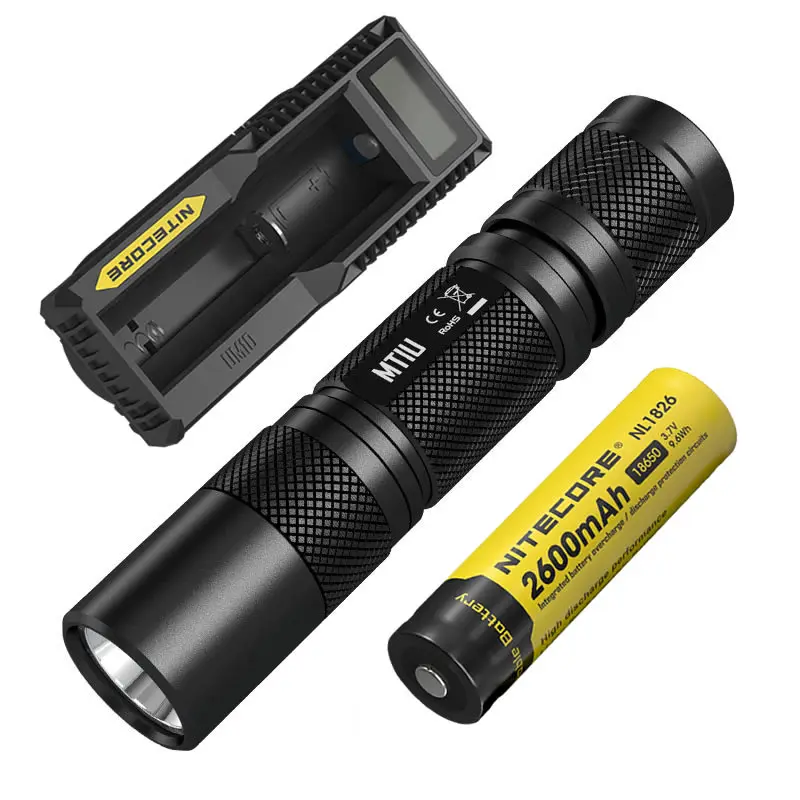 NITECORE MT1U + 18650 Rechargeable Battery + Charger 365nm 900mW Powerful UV LED Ultraviolet Flashlight Waterproof Free Shipping
NITECORE MT1U + 18650 Rechargeable Battery + Charger 365nm 900mW Powerful UV LED Ultraviolet Flashlight Waterproof Free Shipping