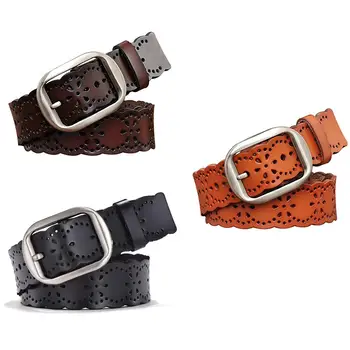 Womens Hollowr Flower Belt Leather Vintage Belts With Needle Buckle Belts For Women Fashion Female Plus Size L 3 Colors
Womens Hollowr Flower Belt Leather Vintage Belts With Needle Buckle Belts For Women Fashion Female Plus Size L 3 Colors