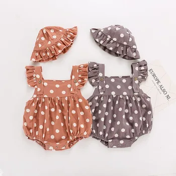 2019 Summer Toddler Baby Girl Print Dot Rompers Free Hat Ruffles Sweet Princess Girl Clothings
2019 Summer Toddler Baby Girl Print Dot Rompers Free Hat Ruffles Sweet Princess Girl Clothings