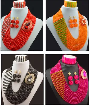 Splendid Nigerian Wedding African Beads Crystal Beads Bridal Jewelry Set African Costume Jewelry Sets Free Shipping
Splendid Nigerian Wedding African Beads Crystal Beads Bridal Jewelry Set African Costume Jewelry Sets Free Shipping