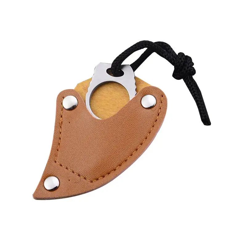 Convenient Mini Handmade Combat Claw Karambit Ring Outdoor Camping Handy Multiuse Knife
Convenient Mini Handmade Combat Claw Karambit Ring Outdoor Camping Handy Multiuse Knife