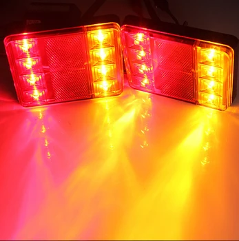 2PCs Waterproof 8 LED Tail Lights Rear Lamps Pair Boat Trailer 12V Rear Parts For Truck Van Lorry Car Lighting Turn Signal Light
2PCs Waterproof 8 LED Tail Lights Rear Lamps Pair Boat Trailer 12V Rear Parts For Truck Van Lorry Car Lighting Turn Signal Light