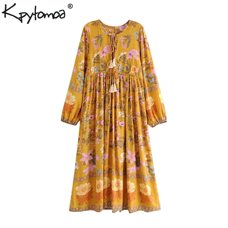 Boho Chic Summer Vintage Floral Print Pleated Midi Dress Women 2019 Fashion Lace Up Tassel V Neck Beach Dresses Vestidos Mujer
Boho Chic Summer Vintage Floral Print Pleated Midi Dress Women 2019 Fashion Lace Up Tassel V Neck Beach Dresses Vestidos Mujer