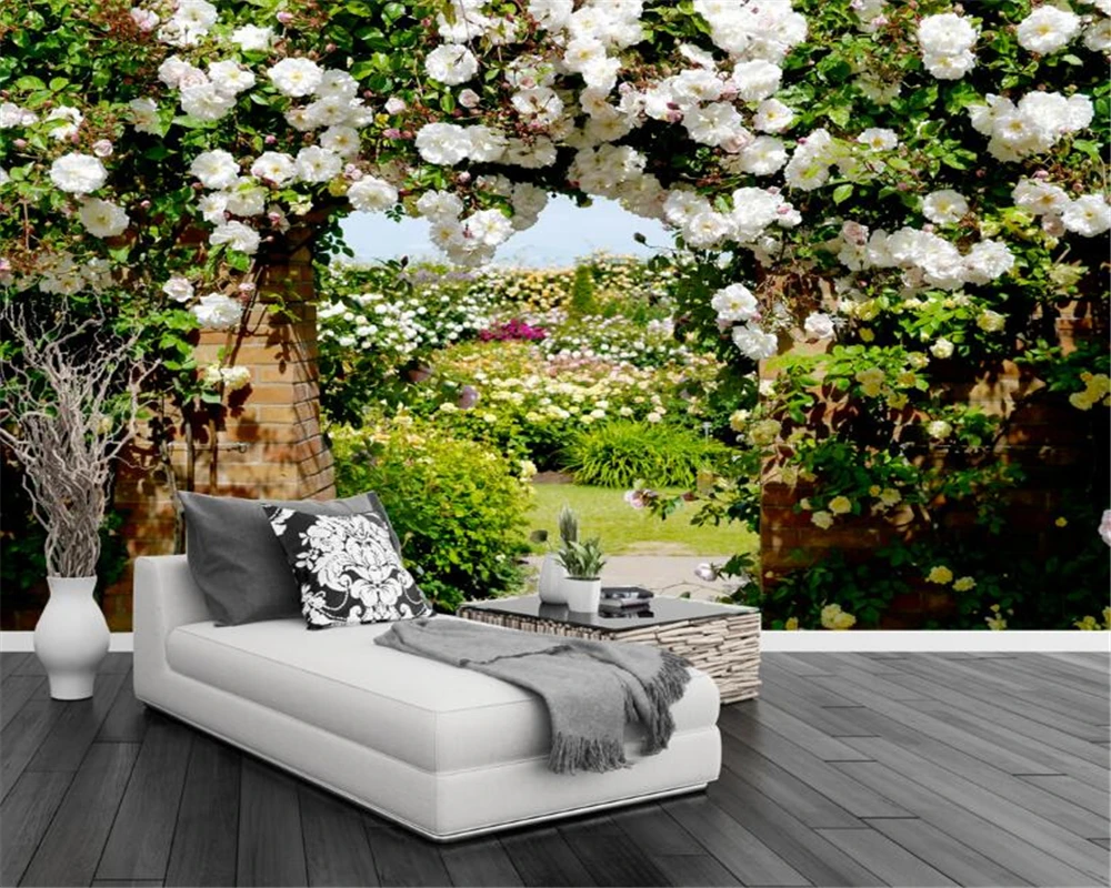 Beibehang 3D Photo Wallpaper Rose Corridor Pastoral Flower Mural Bedroom Living Room Sofa TV Background wallpaper for walls 3 d
Beibehang 3D Photo Wallpaper Rose Corridor Pastoral Flower Mural Bedroom Living Room Sofa TV Background wallpaper for walls 3 d