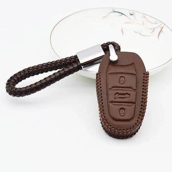 Leather Key Cover with PU Leather Braid Woven Rope Key Ring Holder for Peugeot 2008 308 3008 4008 5008 301 508 408 308s 407
Leather Key Cover with PU Leather Braid Woven Rope Key Ring Holder for Peugeot 2008 308 3008 4008 5008 301 508 408 308s 407