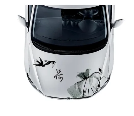 LEFT SIDE Car Stickers HD Inkjet Personality Hood Sticker Styling Cover Waterproof Sunscreen Doesn't Fade | Автомобили и