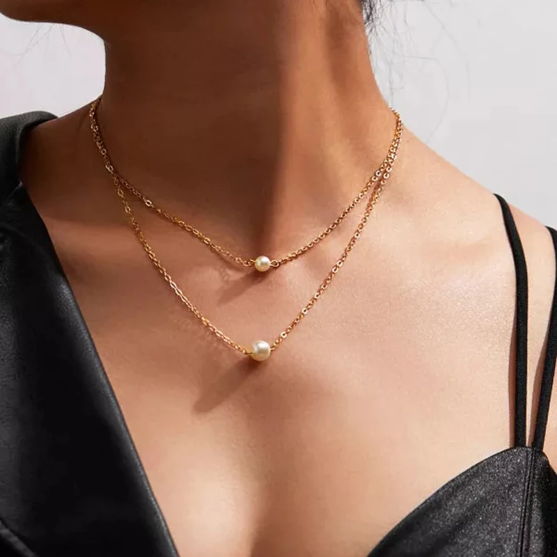 2018 KBJW Original Factory Direct Jewelry Handmade Imitation Pearl Pendant Necklace Layered Chain Accessories Gift for Christmas
2018 KBJW Original Factory Direct Jewelry Handmade Imitation Pearl Pendant Necklace Layered Chain Accessories Gift for Christmas