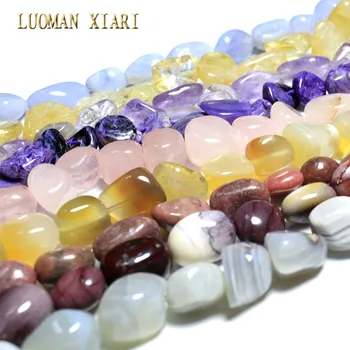 Wholesale Irregular Shape Natural Stone Beads Amethys Rose Agat Quartz Charoites For Jewelry Making DIY Bracelet Necklace 15''
Wholesale Irregular Shape Natural Stone Beads Amethys Rose Agat Quartz Charoites For Jewelry Making DIY Bracelet Necklace 15''