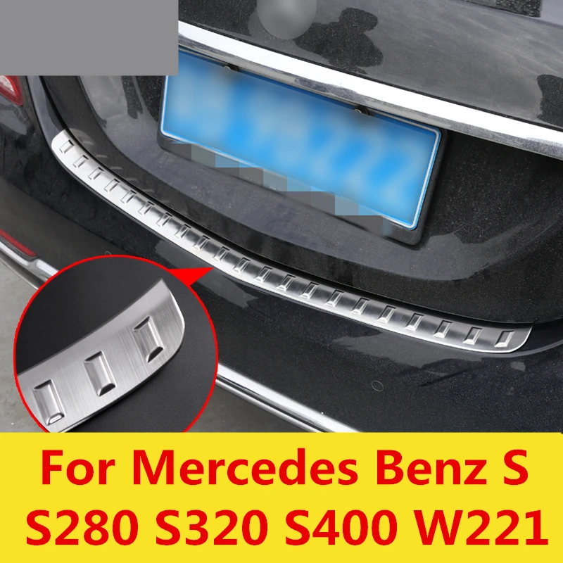 stainless steel Exterior Interior Rear Trunk Bumper Scuff Plate Door Sill Interior For Mercedes Benz S S280 S320 S400 W221
stainless steel Exterior Interior Rear Trunk Bumper Scuff Plate Door Sill Interior For Mercedes Benz S S280 S320 S400 W221