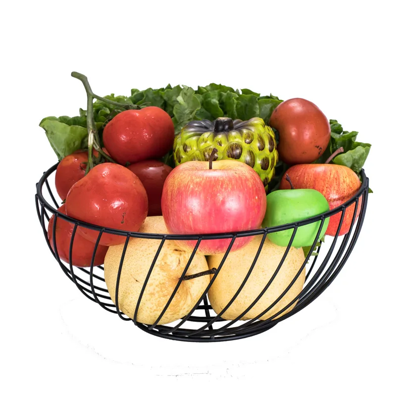 Iron Fruit Bowl Basket Nordic Style Fruits Vegetables Snack Storage Holder Tray Kitchen Food Baskets Household Organizer
Iron Fruit Bowl Basket Nordic Style Fruits Vegetables Snack Storage Holder Tray Kitchen Food Baskets Household Organizer