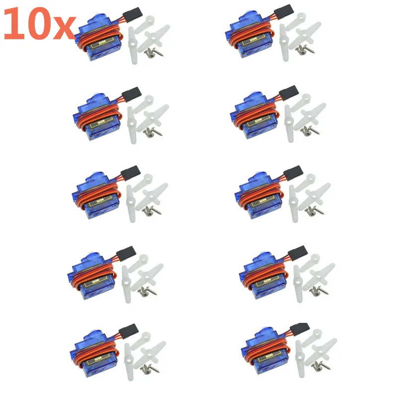10 Pieces SG90 9g Mini Micro Servo for RC for RC 250 450 Helicopter Airplane RC Planes Aeroplane Car Drop
10 Pieces SG90 9g Mini Micro Servo for RC for RC 250 450 Helicopter Airplane RC Planes Aeroplane Car Drop