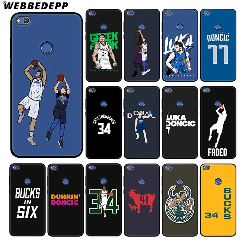 WEBBEDEPP Luka Doncic Bucks 34 Soft Case For Huawei P20 Pro P10 P9 P8 Lite 2015 2017 P Smart 2019 & Nova 3 3i Y7 Y9 2018
WEBBEDEPP Luka Doncic Bucks 34 Soft Case For Huawei P20 Pro P10 P9 P8 Lite 2015 2017 P Smart 2019 & Nova 3 3i Y7 Y9 2018