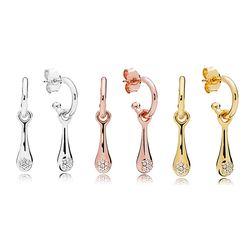 Silver&Rose&Golden Modern Lovepods Earrings Authentic 925 Sterling Silver Earring For Women Wedding Gift Fine Pandora Jewelry
Silver&Rose&Golden Modern Lovepods Earrings Authentic 925 Sterling Silver Earring For Women Wedding Gift Fine Pandora Jewelry