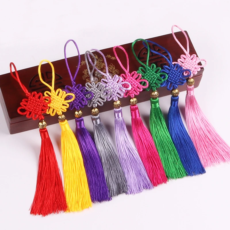 10PCS New Style Chinese Knot Tassel DIY Jewelry Accessories Home Textile Curtain Garment Sewing Macrame Decoration Pendant
10PCS New Style Chinese Knot Tassel DIY Jewelry Accessories Home Textile Curtain Garment Sewing Macrame Decoration Pendant